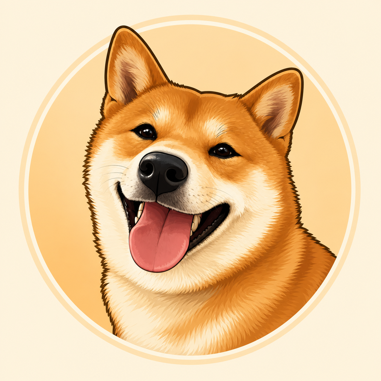 生活创享家柴犬标志
